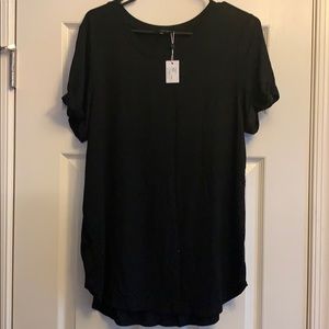 XL Black Crew Neck Tee